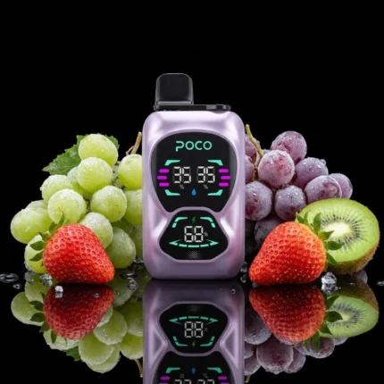 Poco Double 26000 - Strawberry Kiwi & Grape lce 5%