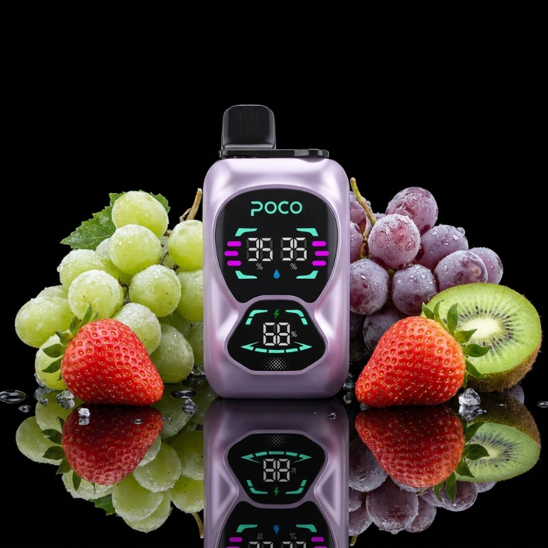 Poco Double 26000 - Strawberry Kiwi & Grape lce 5%