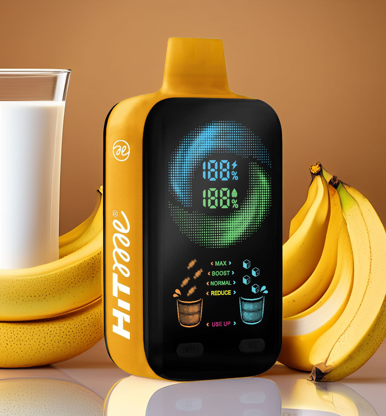 Hitme Hitec 25000 - Banana Milk 5% Hitme Hitec 25000 - Banana Milk 5%