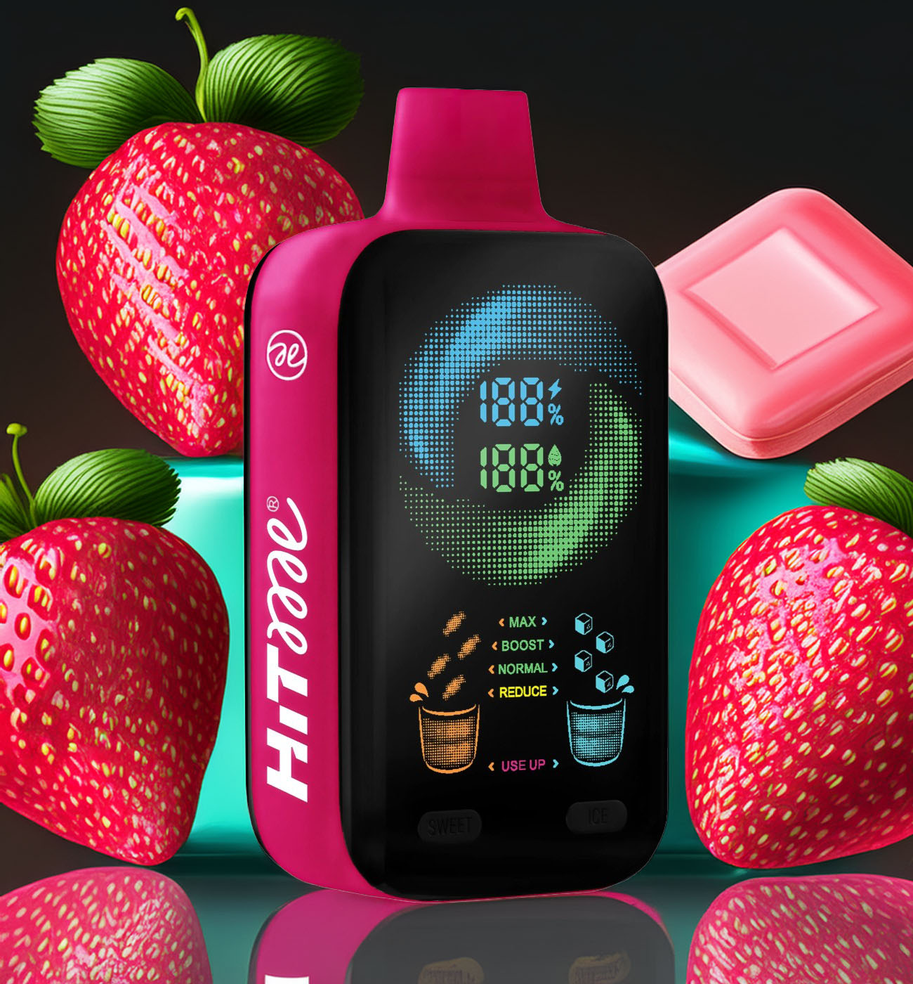Hitme Hitec 25000 - Strawberry Bubblegum 5% Hitme Hitec 25000 - Strawberry Bubblegum 5%