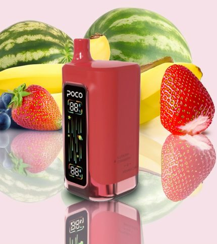 Poco FR 80000 – Strawberry Raspberry Cherry & Watermelon Lychee & Blueberry Strawberry & Banana Cake 5%