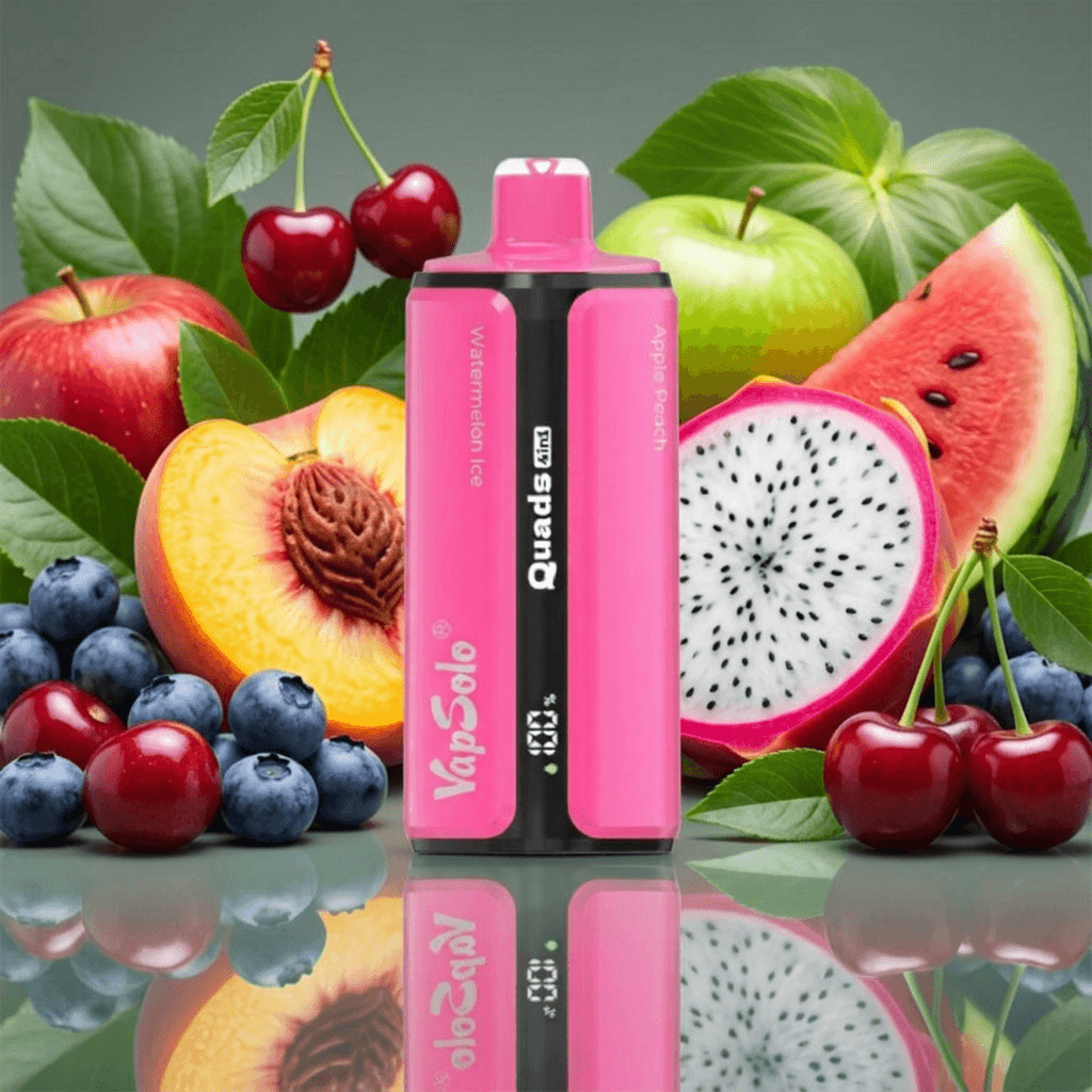 VapSolo Quads 80000 – Apple Peach & Blueberry Watermelon & Dragon Fruit Banana Cherry & Solo#1 5% VapSolo Quads 80000 – Apple Peach & Blueberry Watermelon & Dragon Fruit Banana Cherry & Solo#1 5%