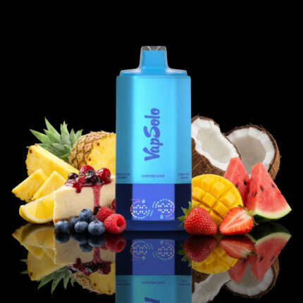 VapSolo 180K Sixer – Cheesecake & Pineapple Lemon & Blueberry Sour Raspberry & Strawberry Mango & Lemon Lime & Watermelon Coconut 2%