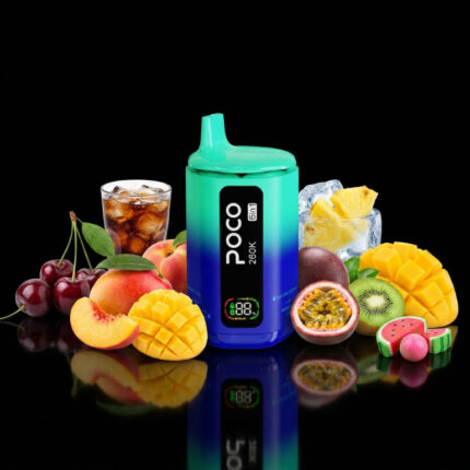 Poco 260K 6IN1 – Cherry Cola & Peach Mango Pineapple & Cherry Berry & Passion Fruit Kiwi Guava & Triple Mango & Watermelon Bubblegum Gum 5%